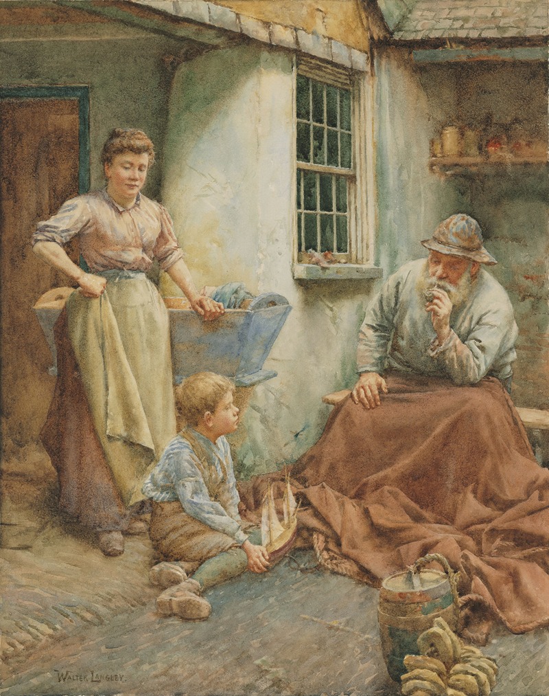 Walter Langley - The fisherman’s tales