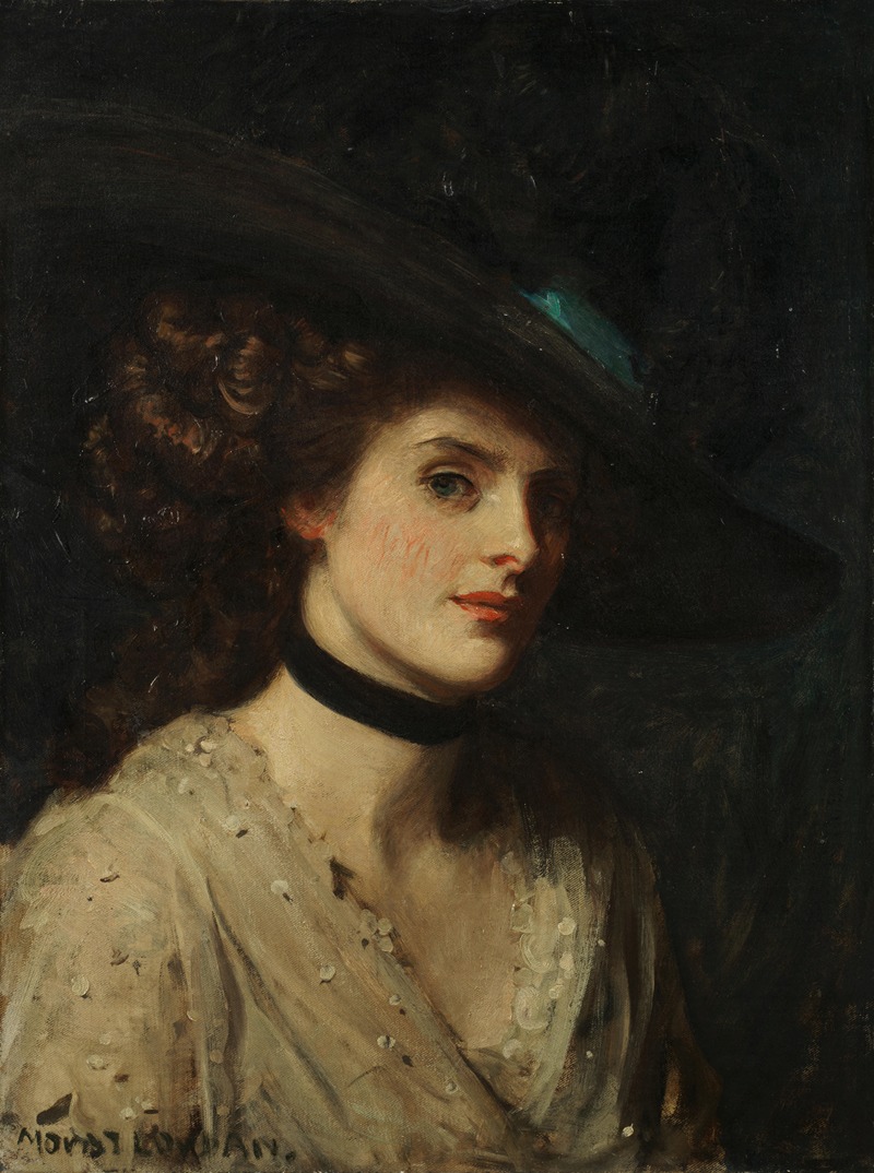 William Loudan - Portrait of a lady