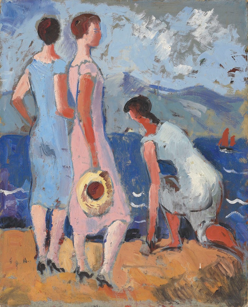 Christopher Wood - Girls by the sea