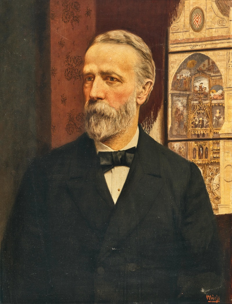 Frigyes Friedrich Miess - Portrait of the mayor of Olomouc