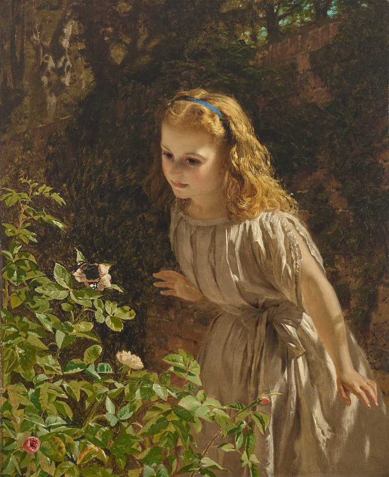 George Elgar Hicks - The Butterfly