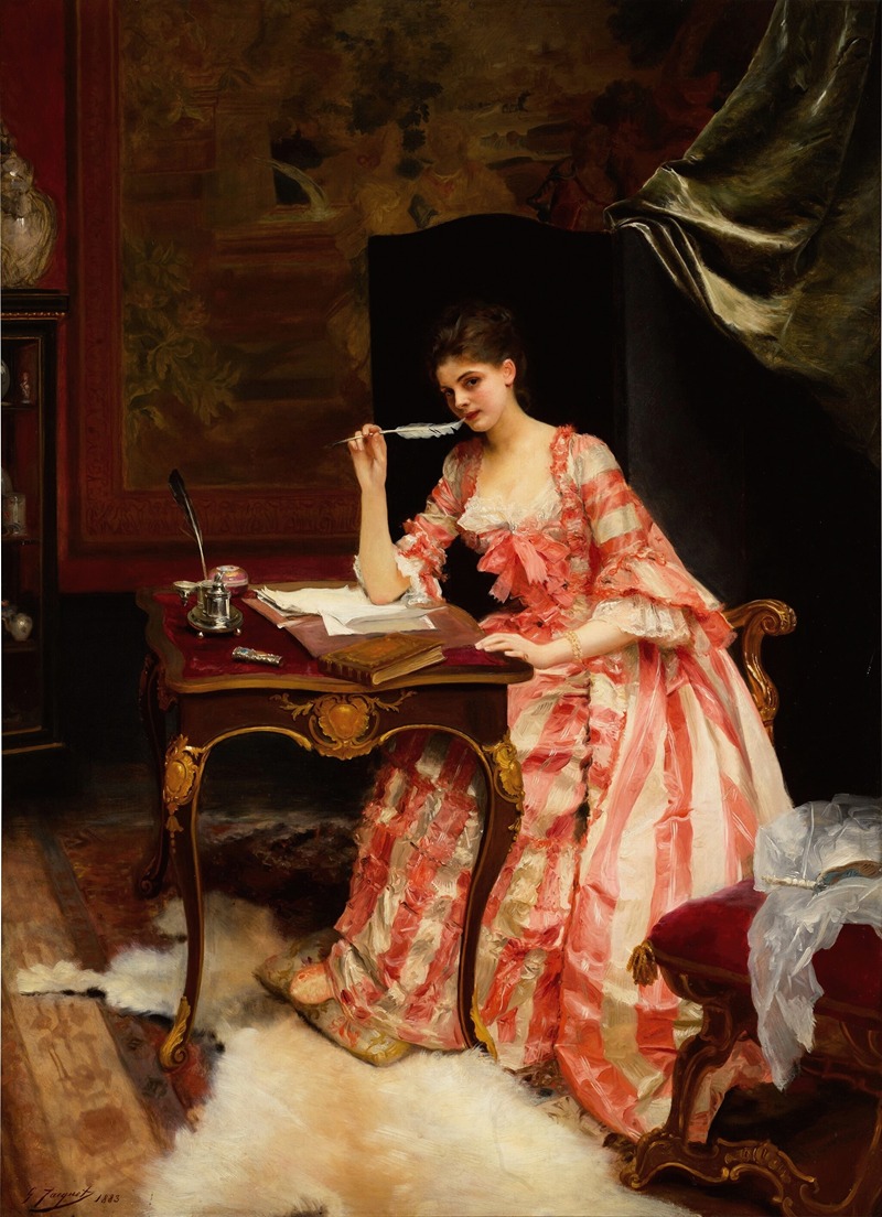 Gustave Jean Jacquet - The love letter