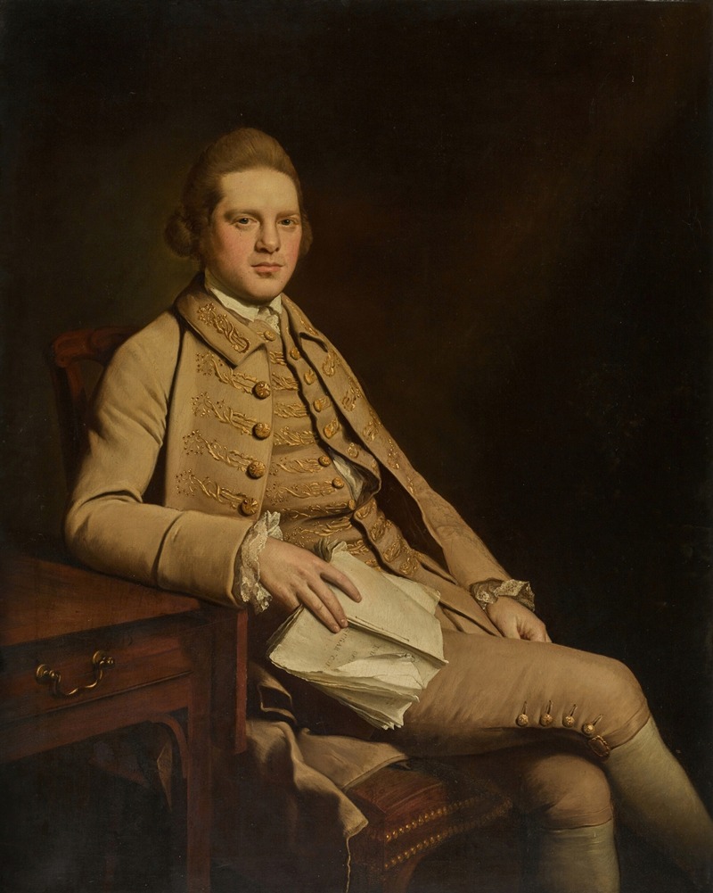 Mason Chamberlin - Portrait of Joseph Nash (d. 1782),