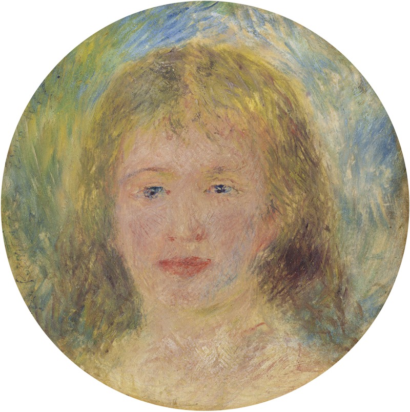 Pierre-Auguste Renoir - Tête de femme, Jeanne Samary