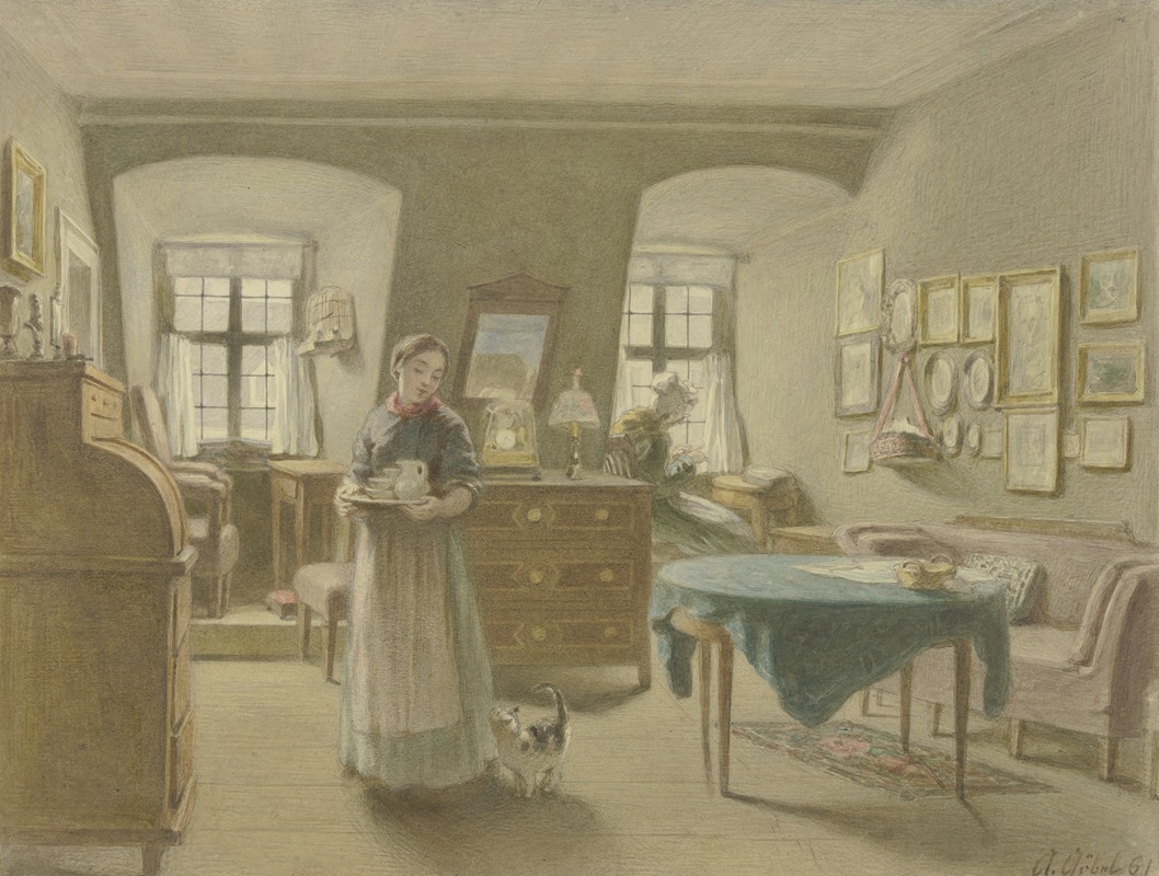 Angilbert Göbel - Peasant sitting room