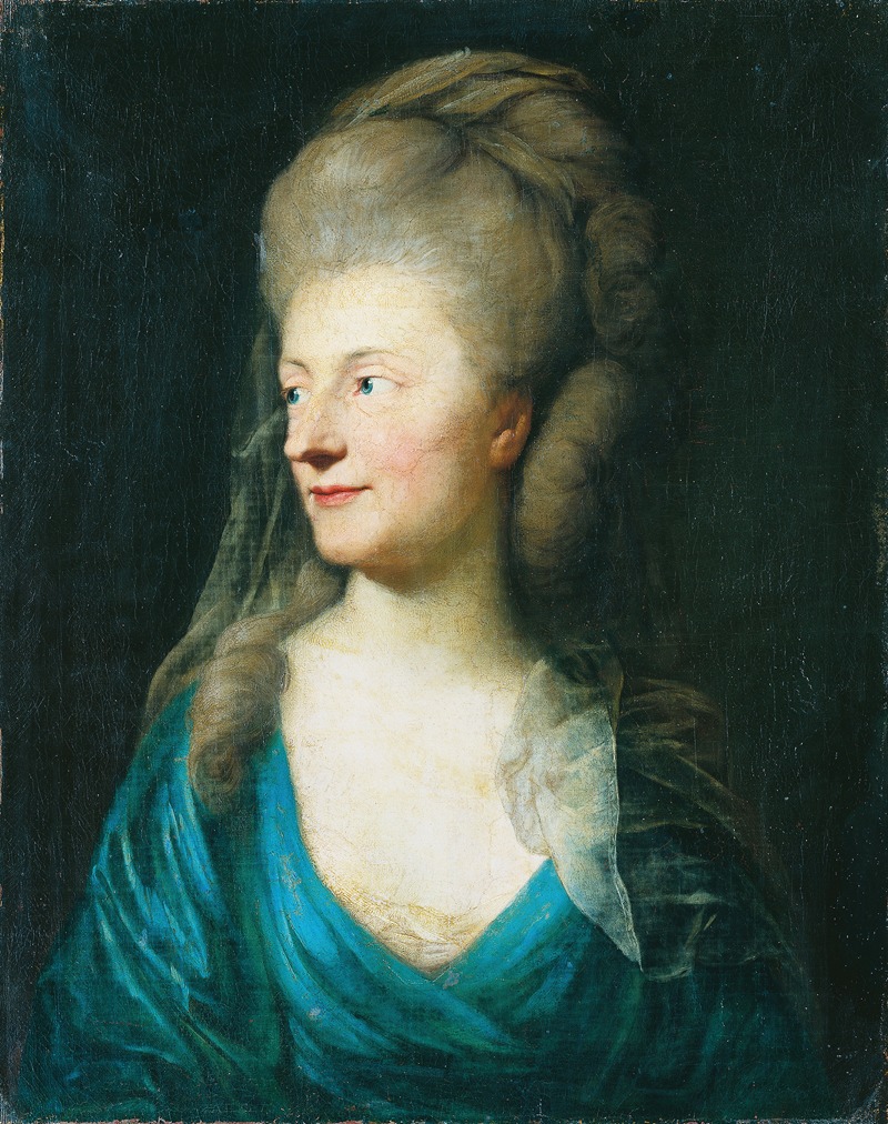 Anton Graff - Portrait of Johanna Henriette Louise Countess of Bestucheff-Rumin, née von Carlowitz (1717-1787)