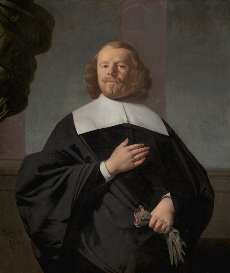 Caesar Van Everdingen - Portrait of Cornelis Jacobsz. Groot