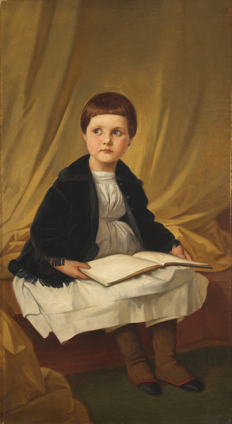 Eduard von Steinle - Portrait of Agnes von Steinle the Artist’s Daughter