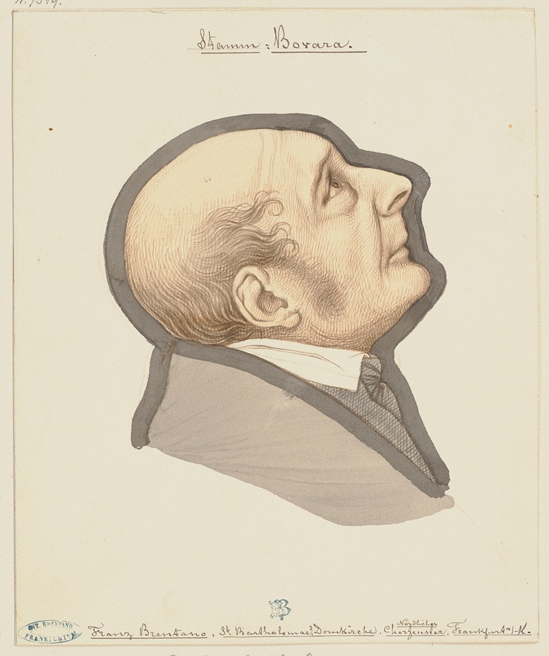 Eduard von Steinle - Portrait of Franz Brentano