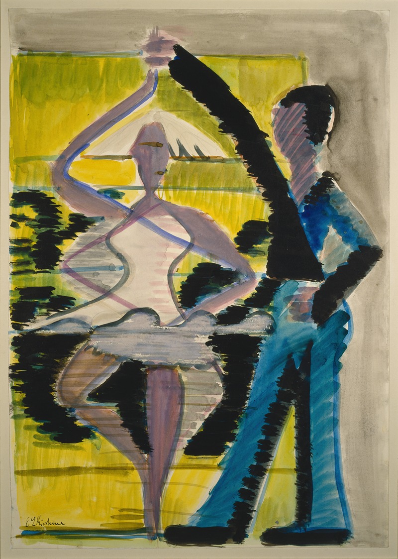 Ernst Ludwig Kirchner - Pirouetting Dancer