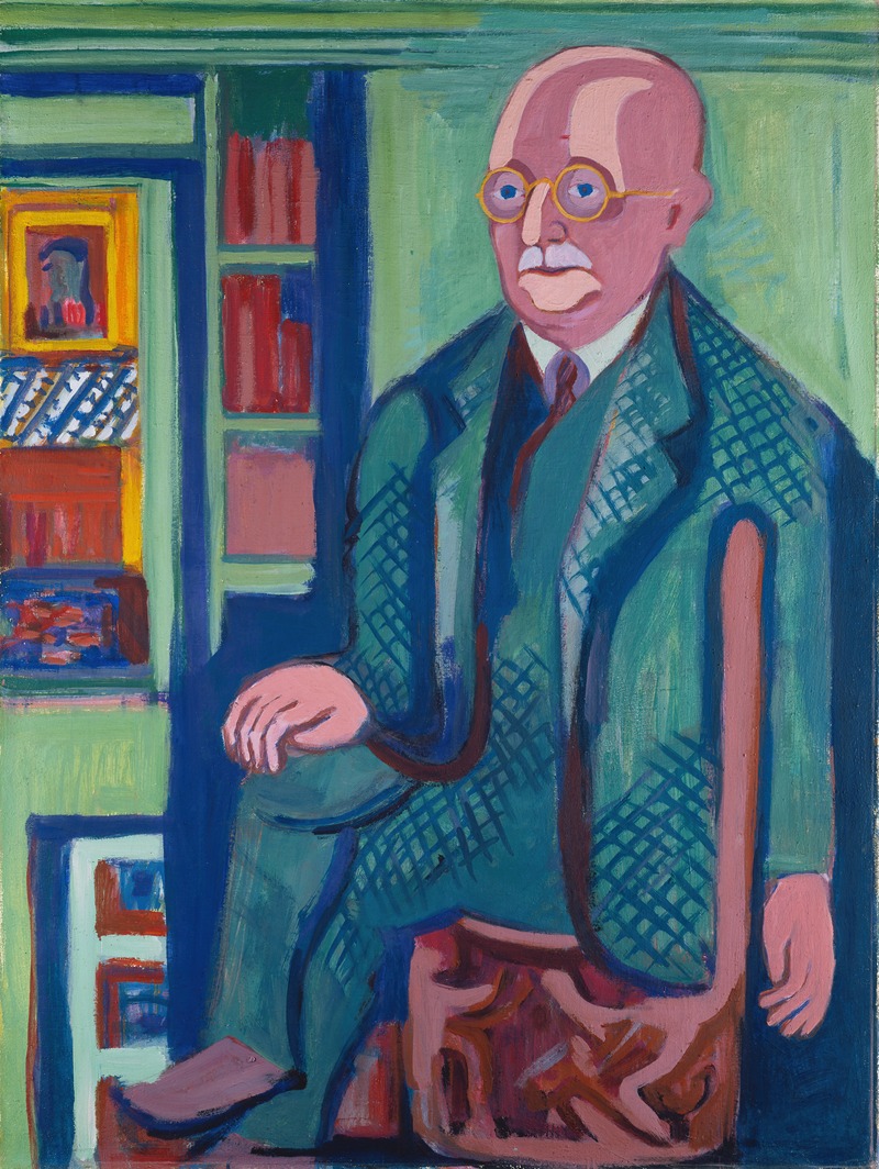 Ernst Ludwig Kirchner - Portrait of Dr. Carl Hagemann