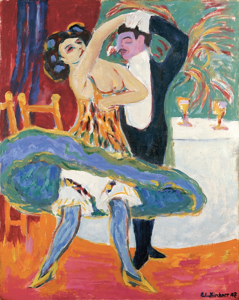 Ernst Ludwig Kirchner - Vaudeville Theater (English Dancing Couple)