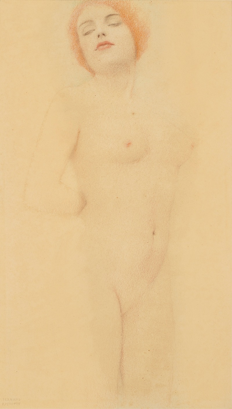 Fernand Khnopff - Étude de nu