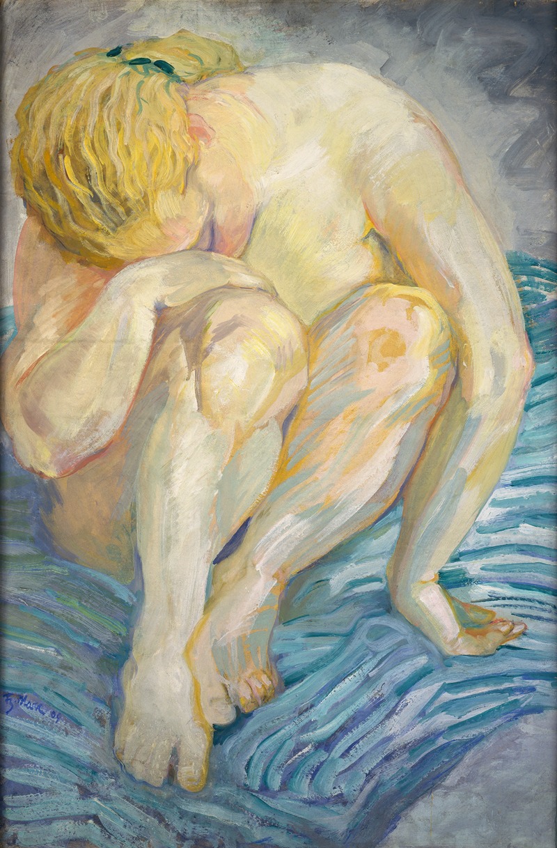 Franz Marc - Study Female Nude