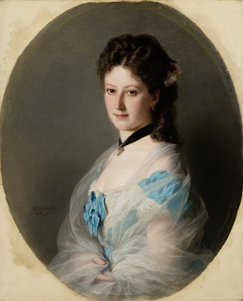 Franz Xaver Winterhalter - Portrait of Olga von Grunelius