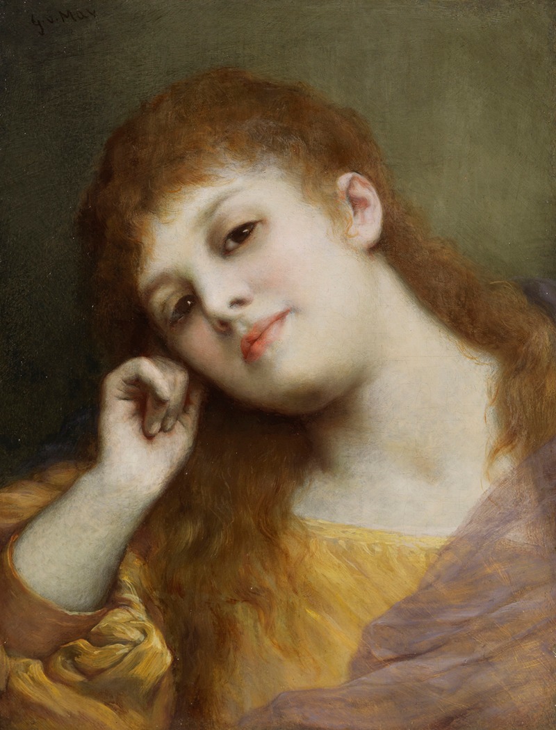Gabriel von Max - Bildnis eines jungen Mädchens