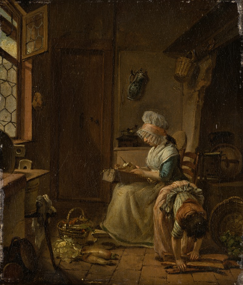 Georg Karl Urlaub - Kitchen Scene