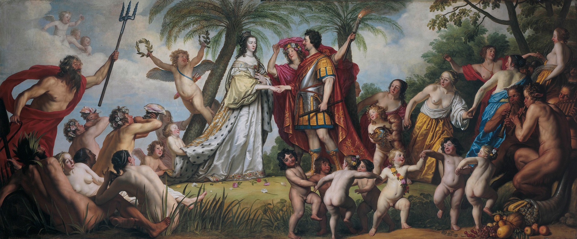 Gerard van Honthorst - The Marriage of Frederik Hendrik and Amalia van Solms