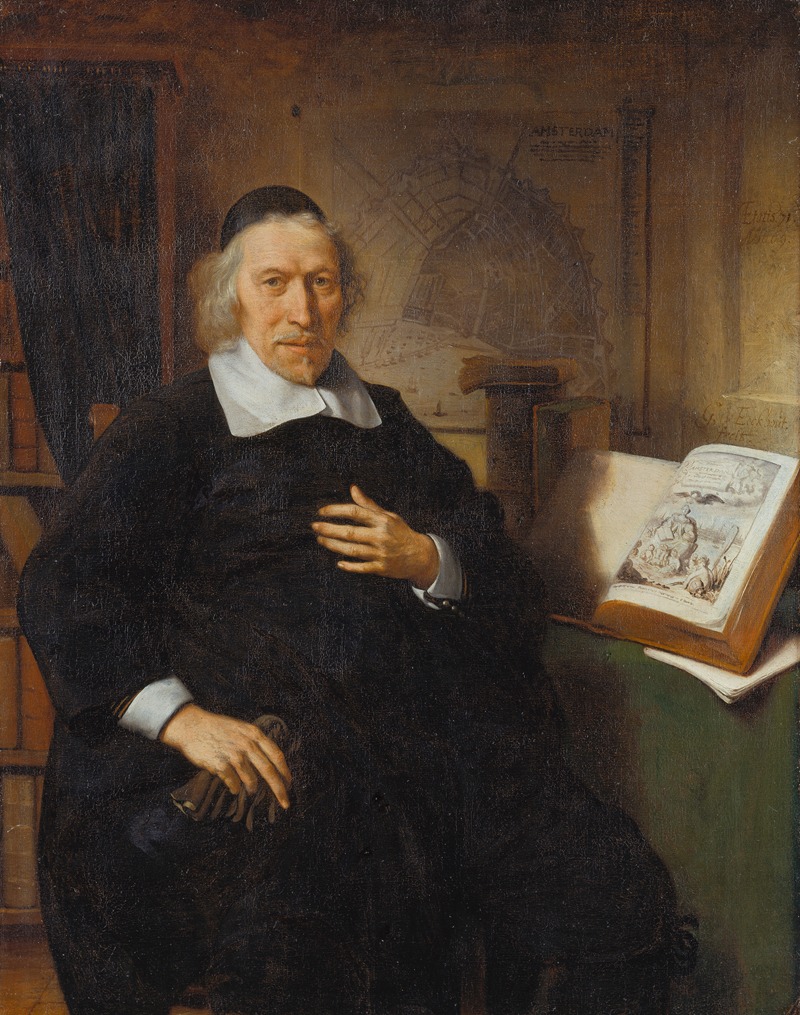 Gerbrand van den Eeckhout - Portrait of Isaac Commelin