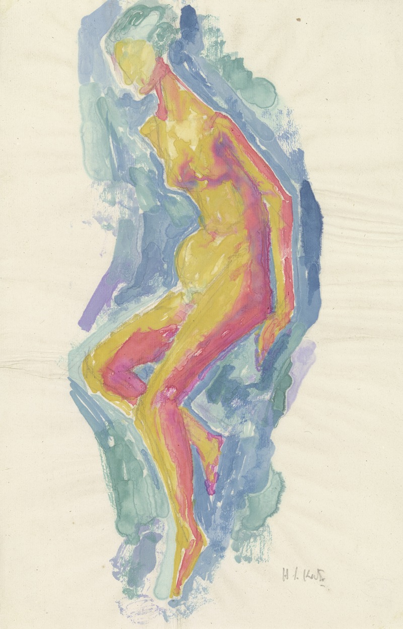 Hanns Ludwig Katz - Female nude