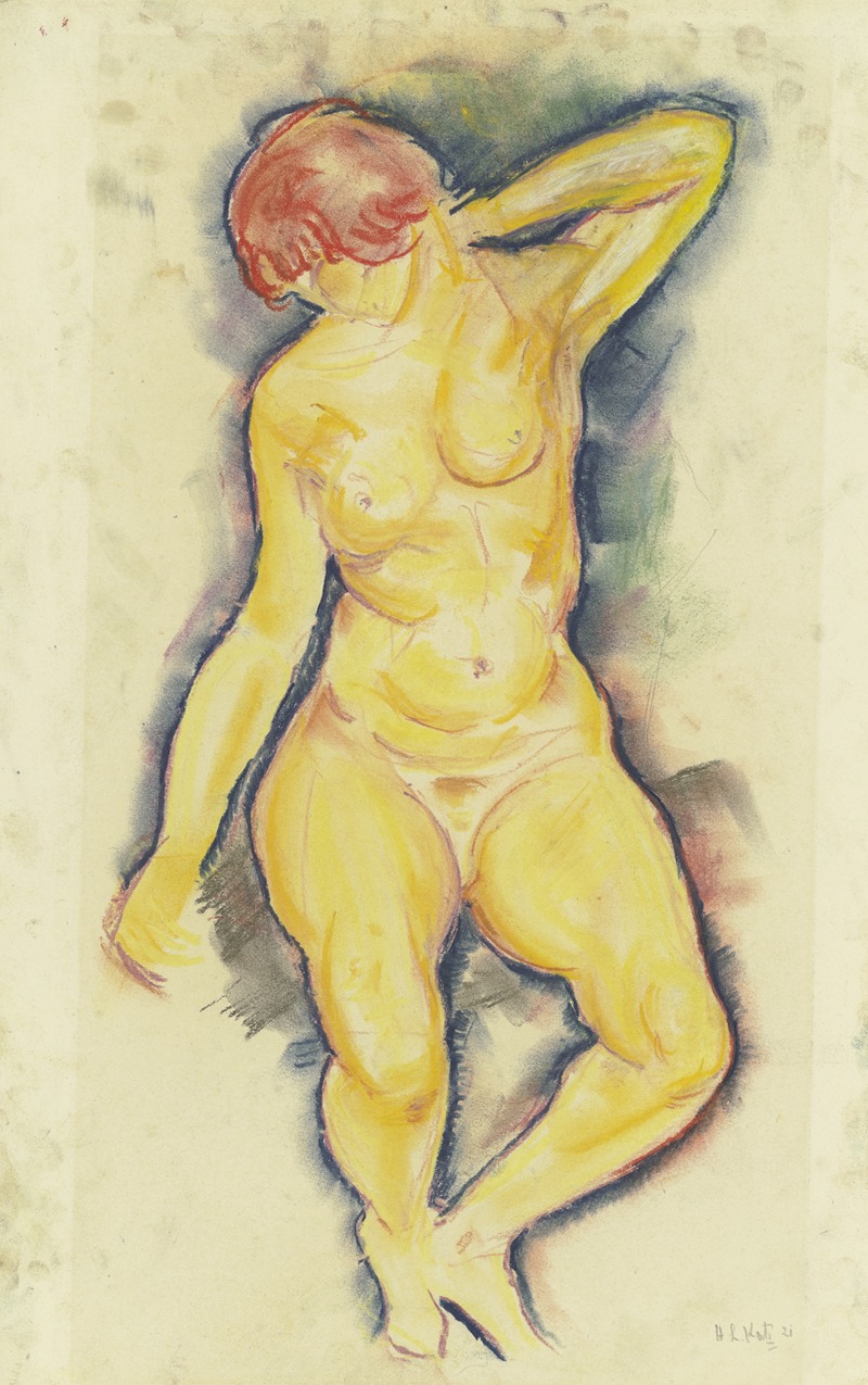 Hanns Ludwig Katz - Female nude