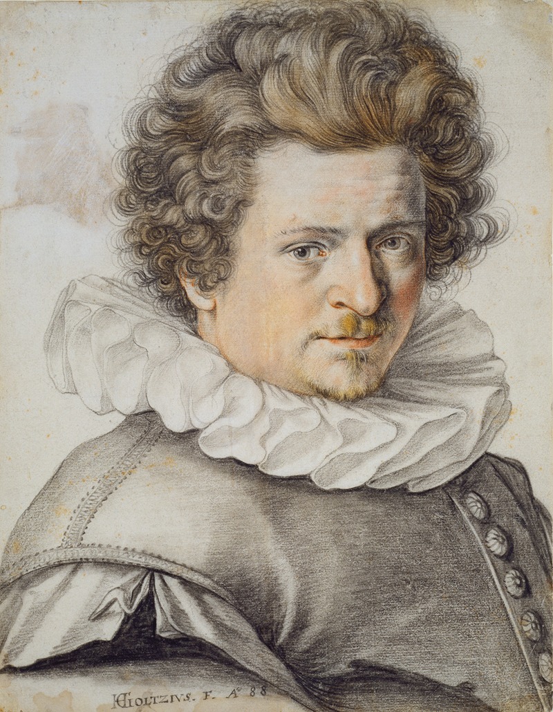 Hendrick Goltzius - Bildnis des Gillis van Breen