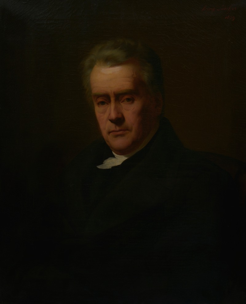 Hendrik Scheffer - Portret van Arnoldus Lamme (1771-1865)