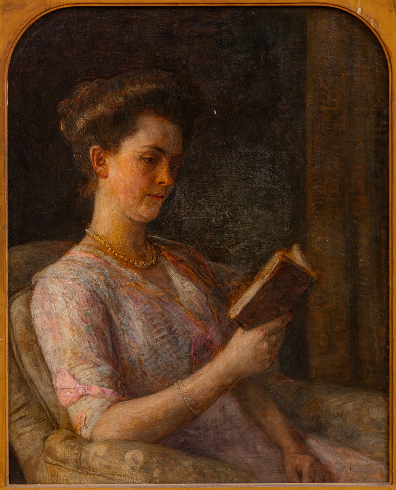 Jan Veth - Portret van Mrs. Helena Dorothea Schniewind-Greeff (1880-1971) 