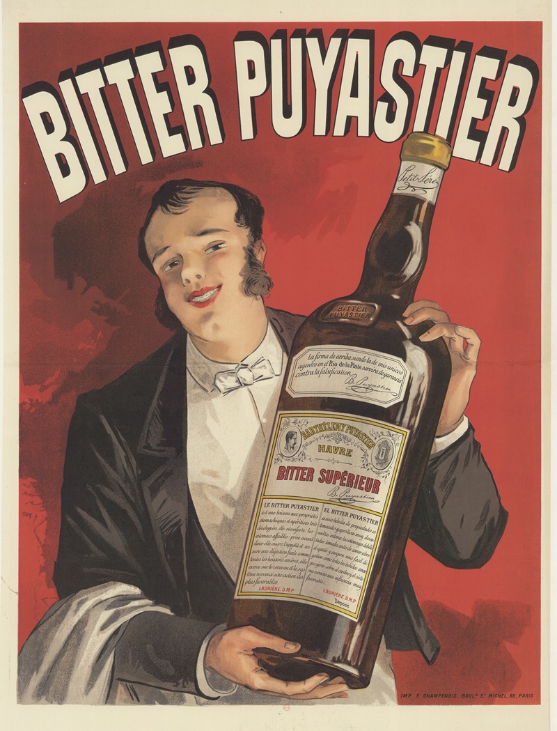 Imp. F. Champenois - Bitter Puyastier