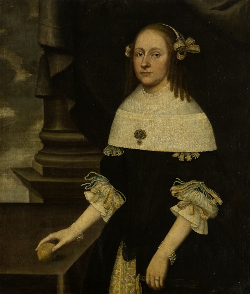 Johann Friedrich Trescher - Portrait of Maria Margareta von Holzhausen
