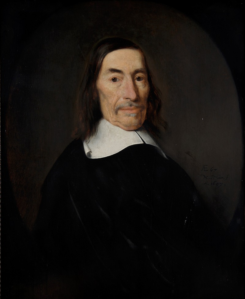Nicolaes Maes - Portrait of Jacob de Witt (1589-1674) 