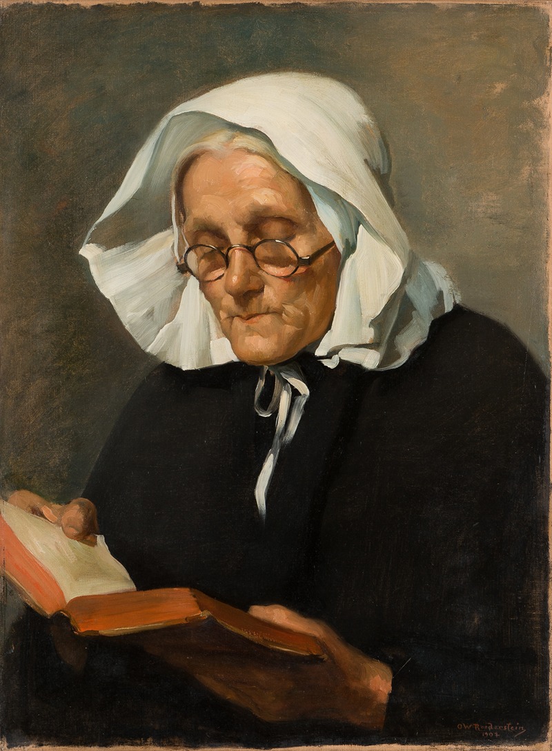 Ottilie Wilhelmine Roederstein - Old Woman Reading