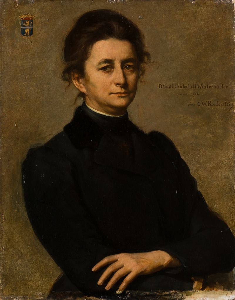 Ottilie Wilhelmine Roederstein - Portrait of Dr. Elisabeth Winterhalter