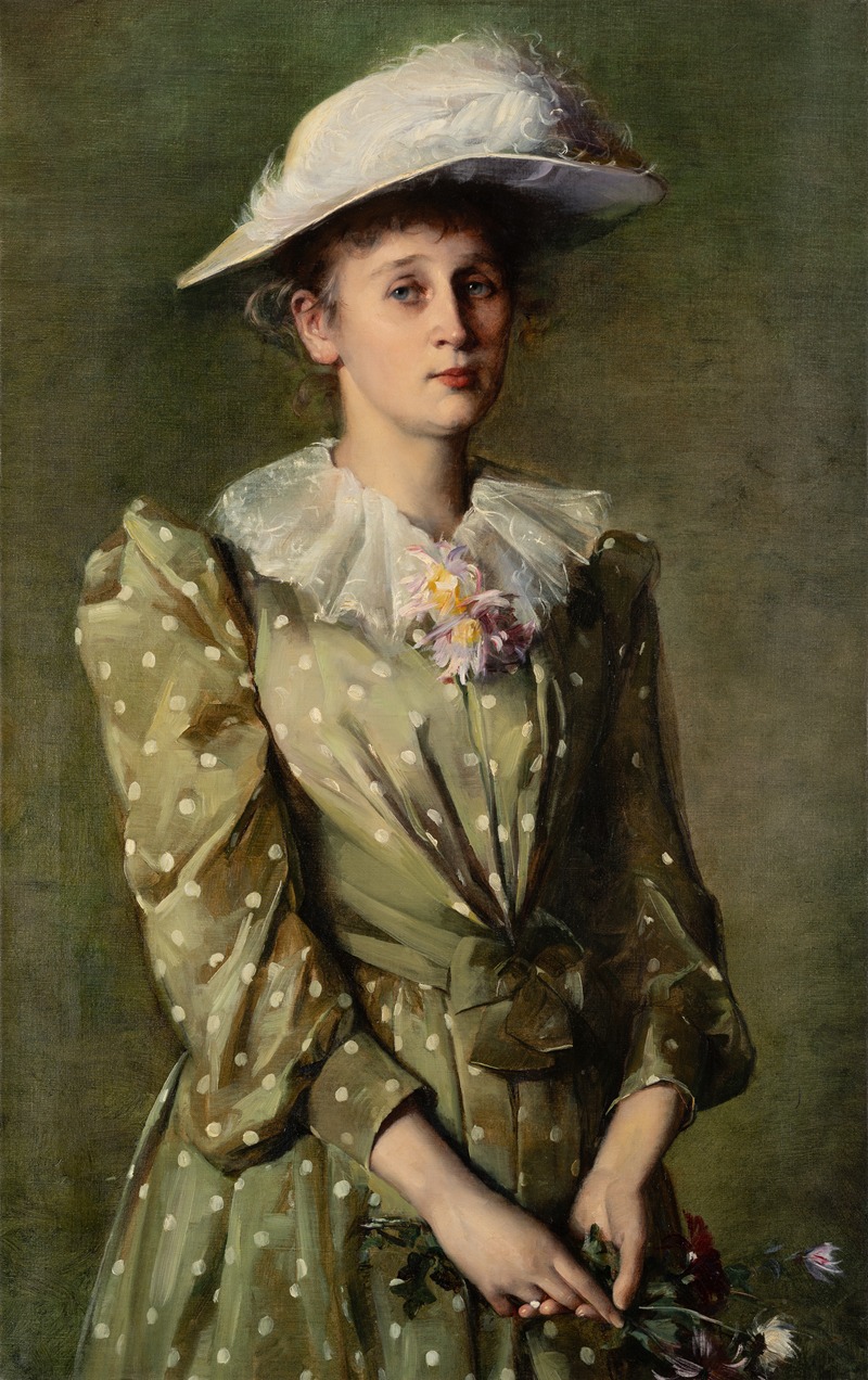Ottilie Wilhelmine Roederstein - Portrait of Helene Roederstein (The Painter’s Sister)