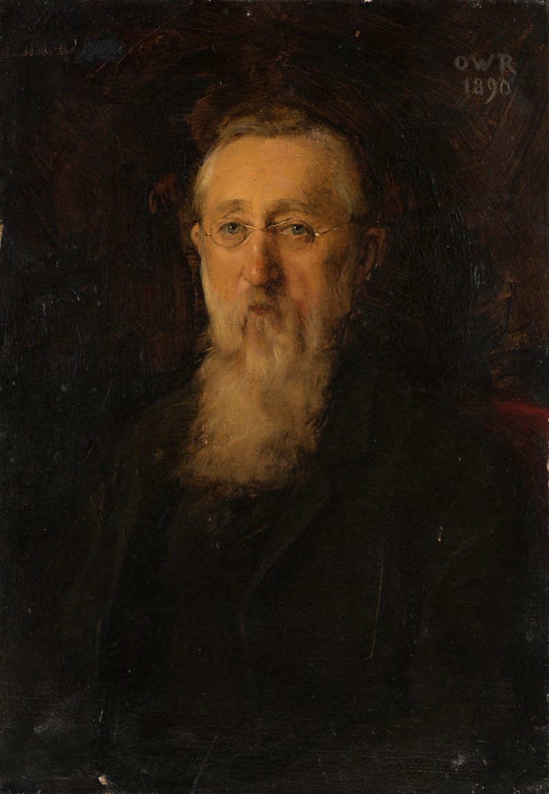 Ottilie Wilhelmine Roederstein - Portrait of Reinhard Roederstein (father of the painter)