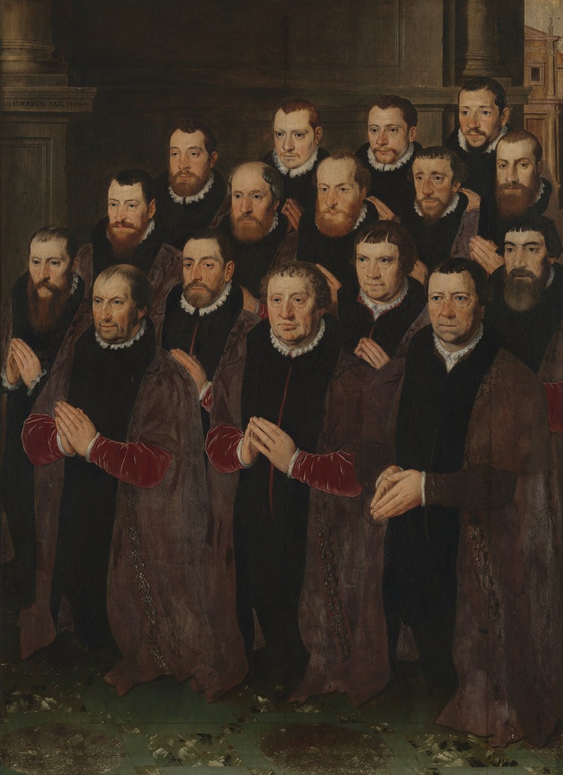 Pieter Pourbus - 16 portraits of the Members of the Fraternity of the Holy Blood