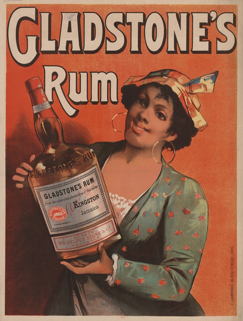 Imp. F. Champenois - Gladstone’s Rum