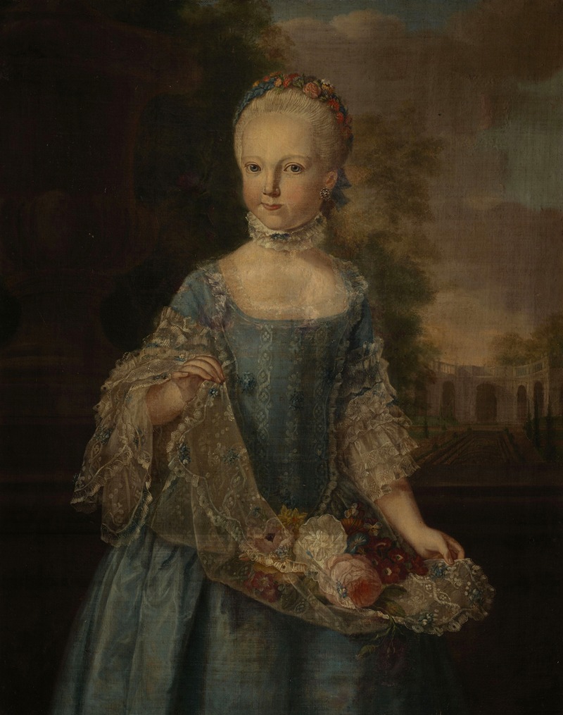 Tethart Philipp Christian Haag - Portrait of Adriana Petronella van Nassau-Woudenberg (1757-1789)