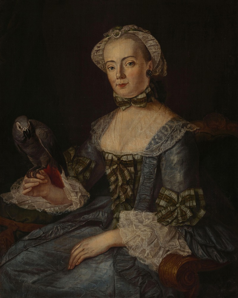 Tethart Philip Christian Haag - Portrait of Hester Anna van Foreest (1736- )