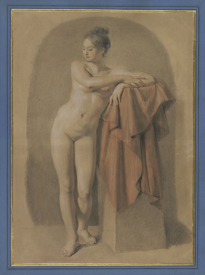 Friedrich Wilhelm Schadow - Female nude, standing