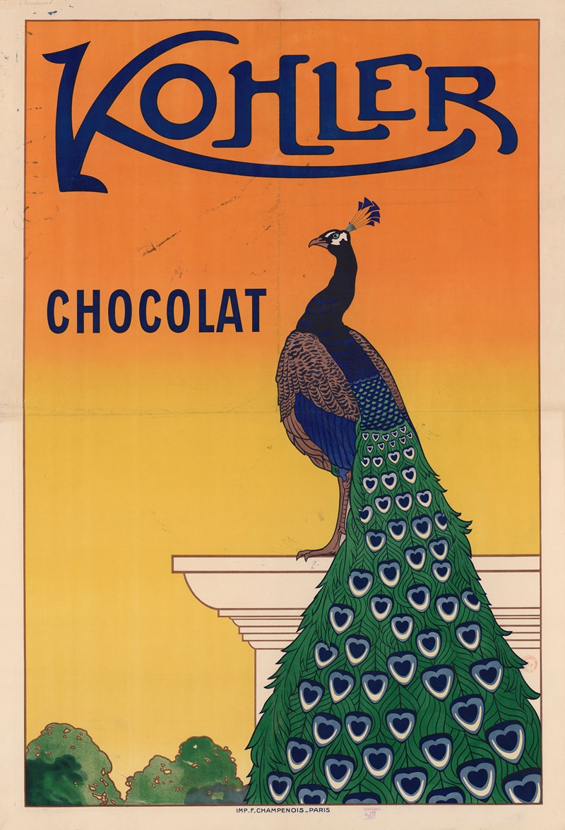 Imp. F. Champenois - Kohler Chocolat