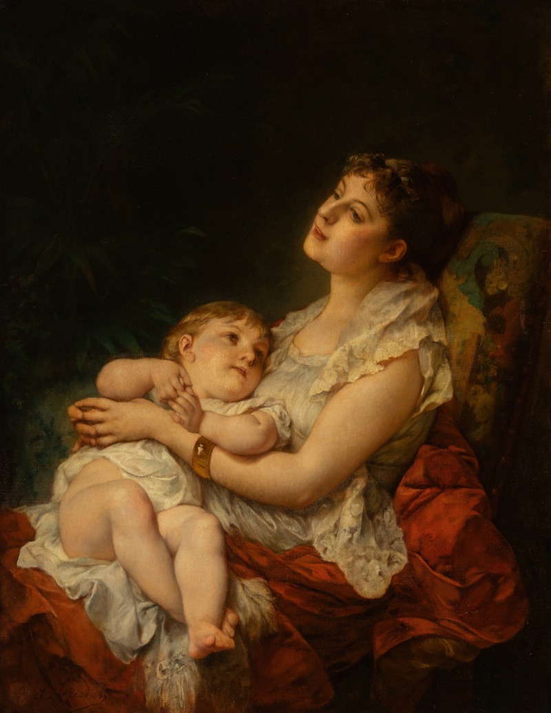 Adolphe Jourdan - A mother’s love