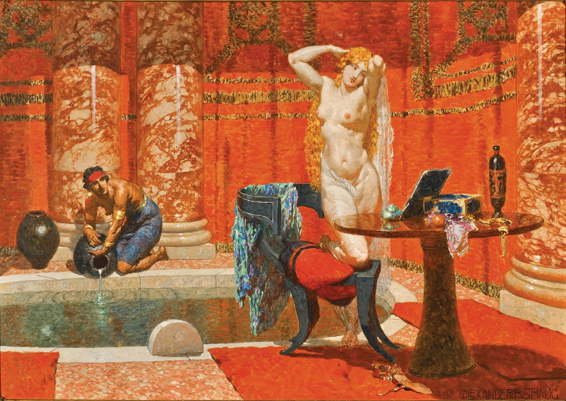 Alexander Rothaug - Admiration (Pompeiian Bath)