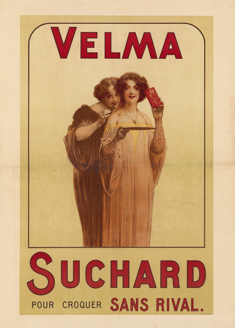 Imp. F. Champenois - Velma – Suchard pour croquer sans rival