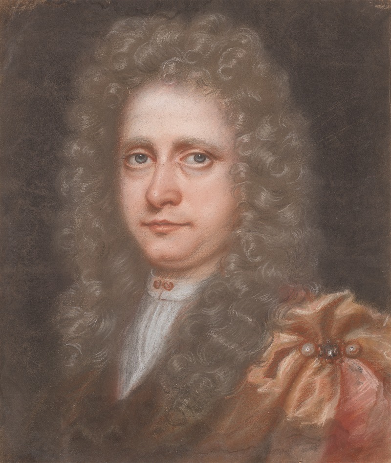 Edmund Ashfield - Young Gentleman with a full Face and long, curled Wig