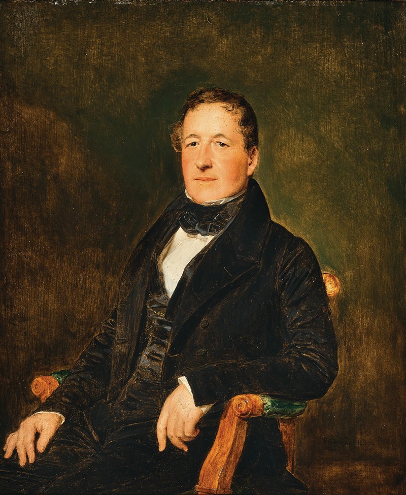 Ferdinand Georg Waldmüller - Portrait of Friedrich Eltz (1782–1855)