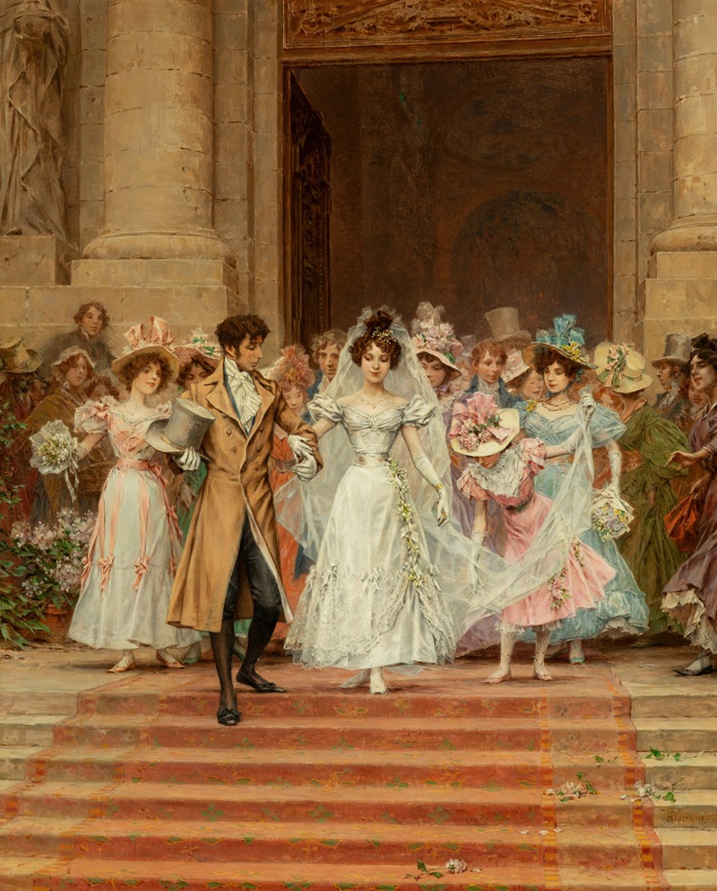 Frederik Hendrik Kaemmerer - The wedding, Church of St. Roch, Paris