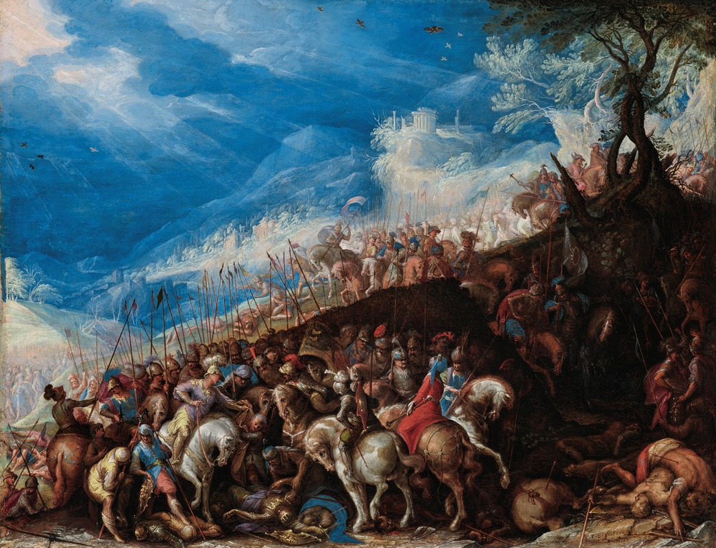 Frederik Van Valckenborch - The Battle of Issus, or possibly Ipsus