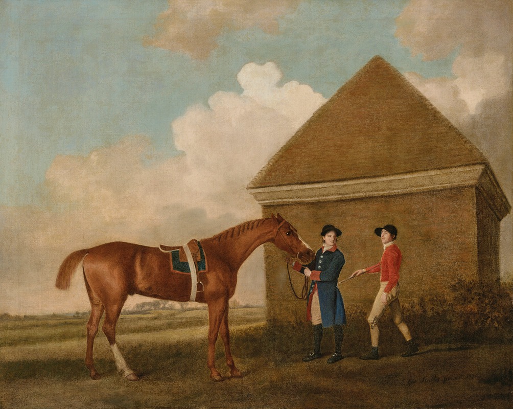 George Stubbs - Eclipse at Newmarket with a groom and jockey