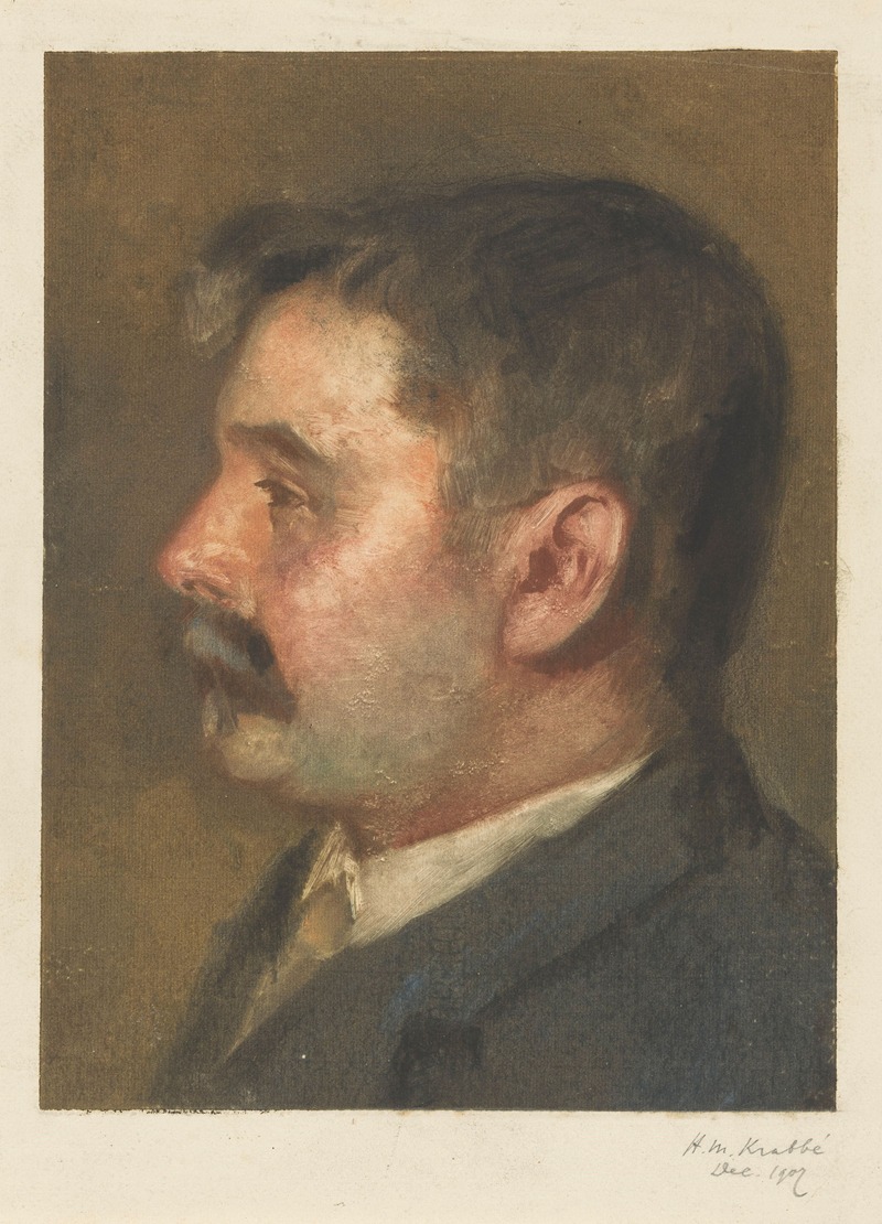 Heinrich M. Krabbé - Portrait of a man